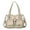 Apricot, variant on Women Large Purses and Handbags Shoulder Bag PU Leather Multi-Pocket Tote Bag Easter
