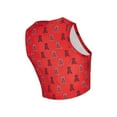 thumbnail image 4 of Women's-Concepts Sport  Red Los Angeles Angels Knit Tank Top & Skort Set, 4 of 5