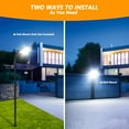 thumbnail image 4 of SUNBEAK 2PCS Motion Sensor LED Barn Light,150W Dusk to Dawn Area Lights,Adjustable Angle,6500K 20,000LM,IP66 Waterproof Outdoor Security Lighting for Street,Yard, 4 of 8
