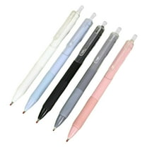 5 Pcs 0.5mm Retractable Gel Ink Pen Aesthetic Stationery Pen Neutral Pen