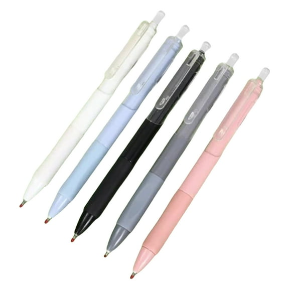 5 Pcs 0.5mm Retractable Gel Ink Pen Aesthetic Stationery Pen Neutral Pen
