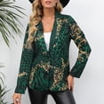 thumbnail image 1 of Pntutb Mujer Primavera y Otoño Estampado Leopardo Solapa Manga Larga Pequeño Blazer Botón Chaqueta Flash Selecciones Pntutb Pntutb-4670, 1 of 7