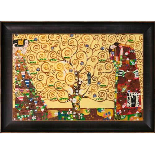 Tori Home The Tree of Life, Stoclet Frieze by Klimt Framed Hand Painted Oil on Canvas