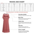 thumbnail image 4 of Miusol Women's Sequin Lace Contrast Chiffon Bridesmaid Party Maxi Dress, 4 of 11