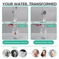 thumbnail image 6 of HD HEAVY DUTY High Output Shower Filter 2 Pack – 99% REMOVAL Shower Head Filter for Hard Water, Heavy Metals, Chlorine and Harmful Substance, Improve your skin and hair - Matte Black, 6 of 9