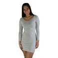 thumbnail image 3 of Vivian's Fashions Dress - Knit, Short Dress (Grey, Small), 3 of 3