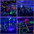 thumbnail image 5 of 2-Pack UV LED Blacklight Spotlights 100W, IP66 Waterproof Outdoor UV Spotlights with Plug, 385-400NM (UV-A) UV Floodlights for Blacklight Parties, Glow Parties, Halloween, 5 of 6