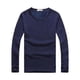 thumbnail image 1 of Minnieouse Top básico para hombre, ropa interior de otoño, Base para clima frío, ropa de Color sólido, camiseta informal, deportes, ejercicio físico, Camisetas METRO Espesar azul oscuro Minnieouse AP013161-17, 1 of 6