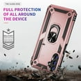 thumbnail image 3 of Xhy Samsung Galaxy A14 5G Case with Privacy Screen and Lens Protector and Magnetic Ring Mount Kickstand Military Grade Full Body Double Layer Detachable for Galaxy A14 5G Phone - Rose Gold, 3 of 8