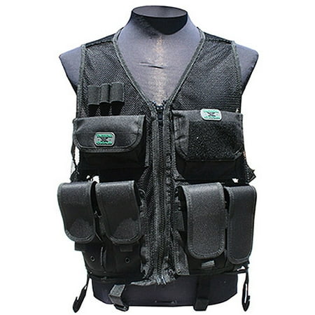 Gen X Global Airsoft Tactical Vest Black