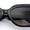 Black - Brown Smoke, variant on Womens Star Stud Rectangle Mod Thick Temple Plastic Retro Sunglasses Black - Smoke