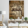 thumbnail image 3 of Design Art - Jesus' word cloud in grunge background, 3 of 5