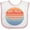 White and Pink, variant on Inktastic Lake Placid Retro Sunset Boys or Girls Baby Bib