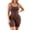 Brown, variant on TIANZEN Full Seamless Shapewear Bodysuit For Postpartum Plus Size High Wirm Contouring Bodice And Abdomen Control Full Coverage Shaping Garment For Waist Trainer Corset Neoprene