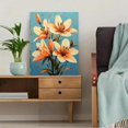 thumbnail image 5 of Qisvanset Framed Canvas Wall Art 12x16 Inch White Lily Spring Pop Art TV Background Wall Decor, 5 of 5