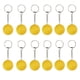 thumbnail image 1 of 12x llavero de Pickleball Perfecl colgante de bolso adorno de Pickleball llavero de coche Metal Amarillo, 1 of 8