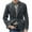 Gray, variant on Mens Jackets Men's Fashionable British Solid Color Corduroy Retro Casual Single Breasted Suit Top Gray S