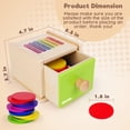 thumbnail image 2 of Cajonera Montessori Toys Richtim de madera con clasificación de colores, de 1 a 3 unidades, 2 of 7