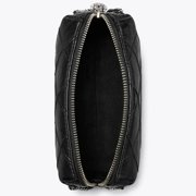 Tory Burch Women's Fleming Distressed Leather Crossbody, Black