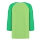 thumbnail image 4 of Fiudx Ofertas de La Semana Blusas Estampadas con Bloques de Color Informales para Mujer, Top con Cuello En V y Botones, Manga 3/4, Hombro a Manga, 4 of 5
