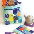 thumbnail image 3 of Amdohai 7Pcs/Set DIY Assorted Pattern Floral Printed Patchwork Cotton Fabric Cloth Sewing, 3 of 8