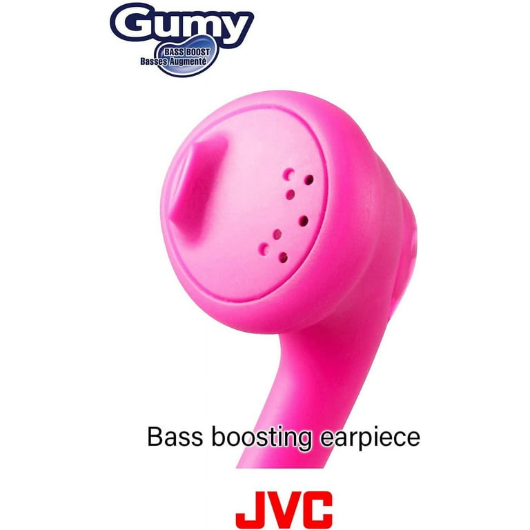 JVC Gumy Earbuds, In-Ear Headphones, Vibrant Colors, Snug JVC Gumy Earbuds, In-Ear Headphones, Vibrant Colors, Snug
