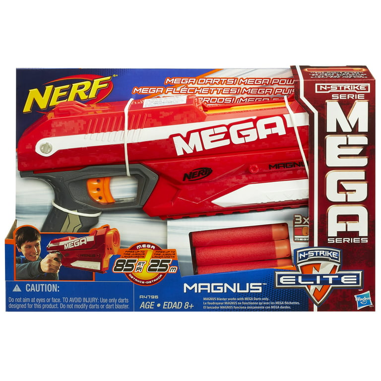repræsentant Yoghurt Afslut Nerf N-Strike Elite Mega Magnus Blaster - Walmart.com