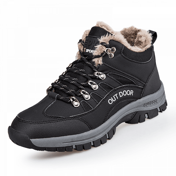 Men's Snow Boots WaterResistant Hiking Boots for Men Nonslip Winter