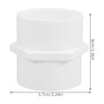 thumbnail image 2 of Raindrops 2Pcs Pvc Pipe Coupling for Pressure Distribution in Plumbing, 2 of 8