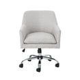 thumbnail image 7 of GDF Studio Morgan Mid Century Modern Fabric Home Office Chair, Beige and Chrome, 7 of 7