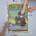 thumbnail image 3 of Outer Banks, North Carolina, Pirate Ship (1000 Piece Puzzle, Size 19x27, Challenging Jigsaw Puzzle for Adults and Family, Made in USA), 3 of 4