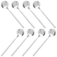 thumbnail image 1 of Paquete de 8 cucharas de café expreso de acero inoxidable, juego de minicucharillas para café, azúcar, postre, pastel, helado, sopa, 14,8 CM, 1 of 7