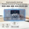 thumbnail image 4 of HORIGEN White Automatic Baby Formula Dispenser with App Control, Instant Heating, BPA-Free for Night Feeding, 4 of 12