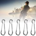 thumbnail image 2 of 20 unids/bolsa Hawaii Clips Pin de acero inoxidable potente Clip de enlace rápido aparejos de pesca accesorios de enclavamiento 6 #, 2 of 5