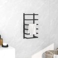 thumbnail image 1 of vidaXL Towel Rack Black 24x12x48 cm Steel, 1 of 5