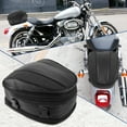 thumbnail image 2 of Unique Bargains Motorcycle Seat Tail Bag Cycling Travel Rear Bag 1680D Backpack Black, 2 of 8