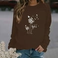 thumbnail image 1 of Sweat à Capuche Mode pour Femmes 2023 Manches Longues Col Rond Imprimé Chandail en Molleton Blouse 50 % de Réduction Costumes Halloween/noël, 1 of 4