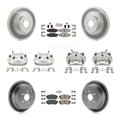 thumbnail image 1 of Transit Auto Front Rear Disc Brake Caliper Coated Rotors and Ceramic Pads Kit (10Pc) for Car Subaru Impreza Forester WRX KCG-102607N, 1 of 9