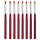 thumbnail image 1 of 8pcs Nail Art Pincel de Nail Pintura Cepillo Set Poly Gel DIY Dibujo Pinceles, 1 of 5