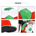 thumbnail image 4 of Accesorio para herramienta de animación de partido de fútbol con forma de sombrero de fiesta para fanáticos de la Copa del Mundo (Italia), 4 of 9