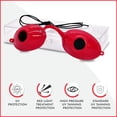 thumbnail image 2 of Gafas de Bronceado Super Sunnies Protección Ocular UV Rojas, 2 of 7