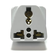 Seven Star Universal Travel Plug Adapters For Switzerland Multipack (1 Pack, Universal to Switzerland - 3 Round Pins - Type J)