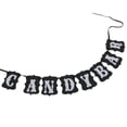 thumbnail image 3 of GOOHOCHY CANDY BAR Cartón Guirnalda Banner Boda Fiesta Decoración Fotografía Prop (Negro), 3 of 6