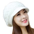 thumbnail image 2 of Leaveforme Women Hat Solid Color Arrow Pattern Autumn Winter Short Brim Dome Hat for Outdoor, 2 of 8