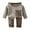 a-Coffee2731, variant on VNKIDY Girls Outfits Children Kids Winter Plush Interior Thermal Outfit Long Sleeve Crewneck Plaid Top Solid Color Pants Home Wear Set For Relaxing Leisure Outfits