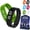 A+c, variant on Vibrating Alarm Wristband Clock, Mens Bracelet Smart Digital Watch for Heavy Sleepers, Waterproof Effective Onyx Couples Travel Silent Alarm Wake up Wrist Bracelets for Men & Women(A,Side-Button)