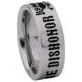 thumbnail image 3 of USMC Death Before Dishonor Tungsten Carbide Ring, 3 of 9