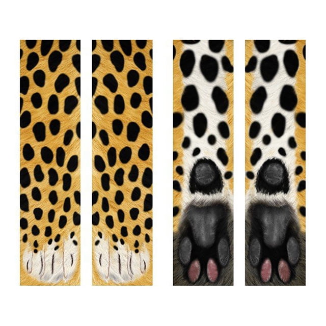Trayknick Chaussettes en Coton Élastique Doux pour Adultes et Enfants, Simulation 3D Animal