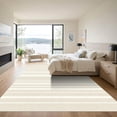thumbnail image 3 of ODIKA 3'x5' Machine Washable Non-Slip Area Rug, Minimalist Beige High Traffic Rug with Pad, Beige, 1038959, 3 of 8