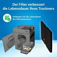 thumbnail image 4 of 10 Pc Dryer Filter For Dryer Replacement For 2964840100, Filter For Dryer De8635rx Ds7512pa Tumble, 4 of 5